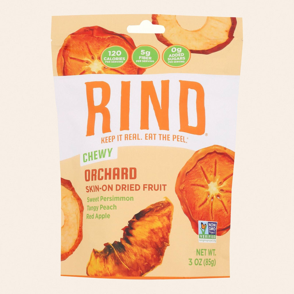 Rind Snacks - Dried Fruit Blend Orchard - Case of 12 - 3 OZ - Front