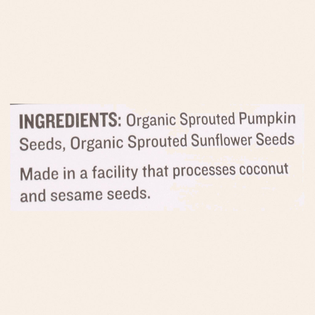 Go Raw Sprouted Seeds, Sprouted Super Simple - Case of 6 - 14 OZ - Back