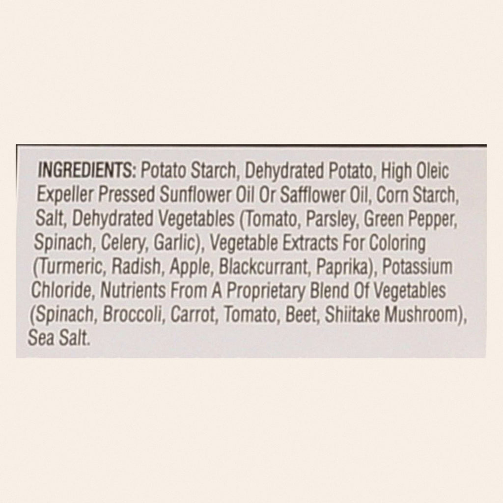 Good Health Sea Salt Veggie Straws - Case of 10 - 6.25 OZ - Back