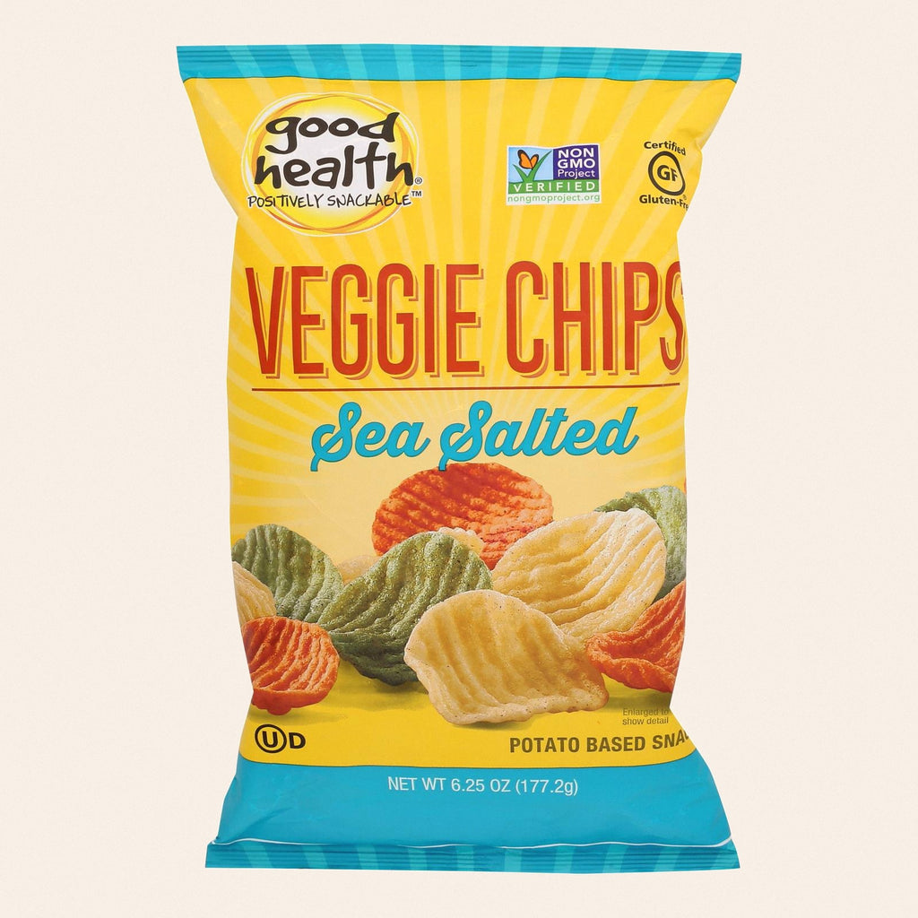 Good Health Sea Salt Veggie Chips  - Case of 10 - 6.25 OZ - Front