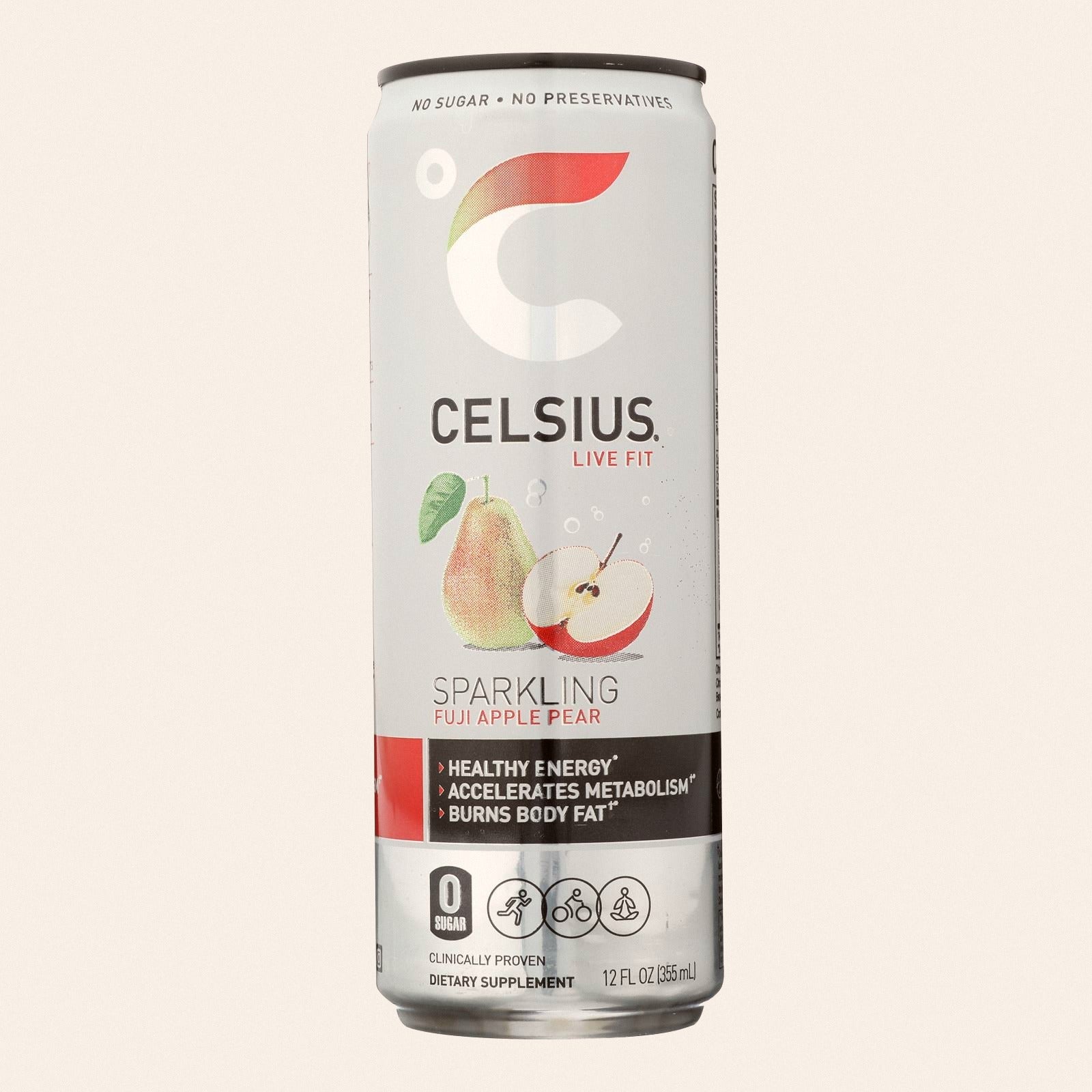 Celsius Inc. - Drink Sparkling Apple Pear - Case of 12 - 12 FZ - Front
