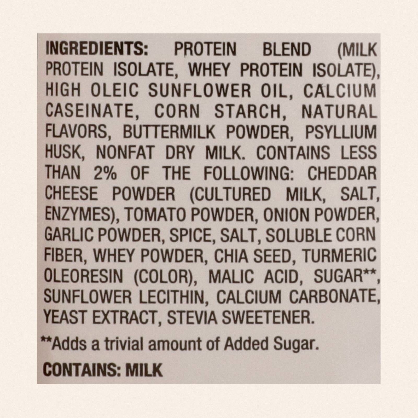 Quest Nutrition Ranch Tortilla Style Protein Chips, Ranch - Case of 8 - 1.1 OZ - Back