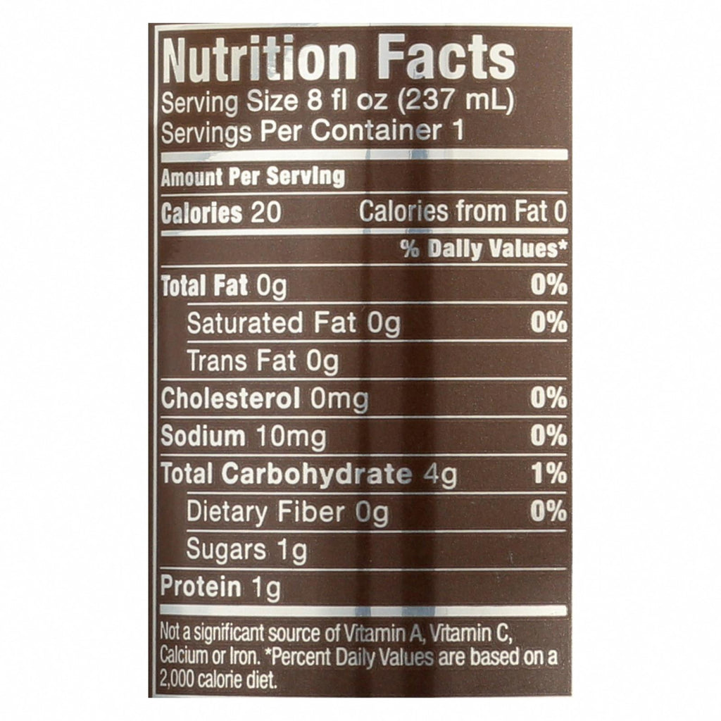 High Brew Cold-Brew Coffee, Black & Bold - Case of 12 - 8 FL OZ - Nutrition Facts