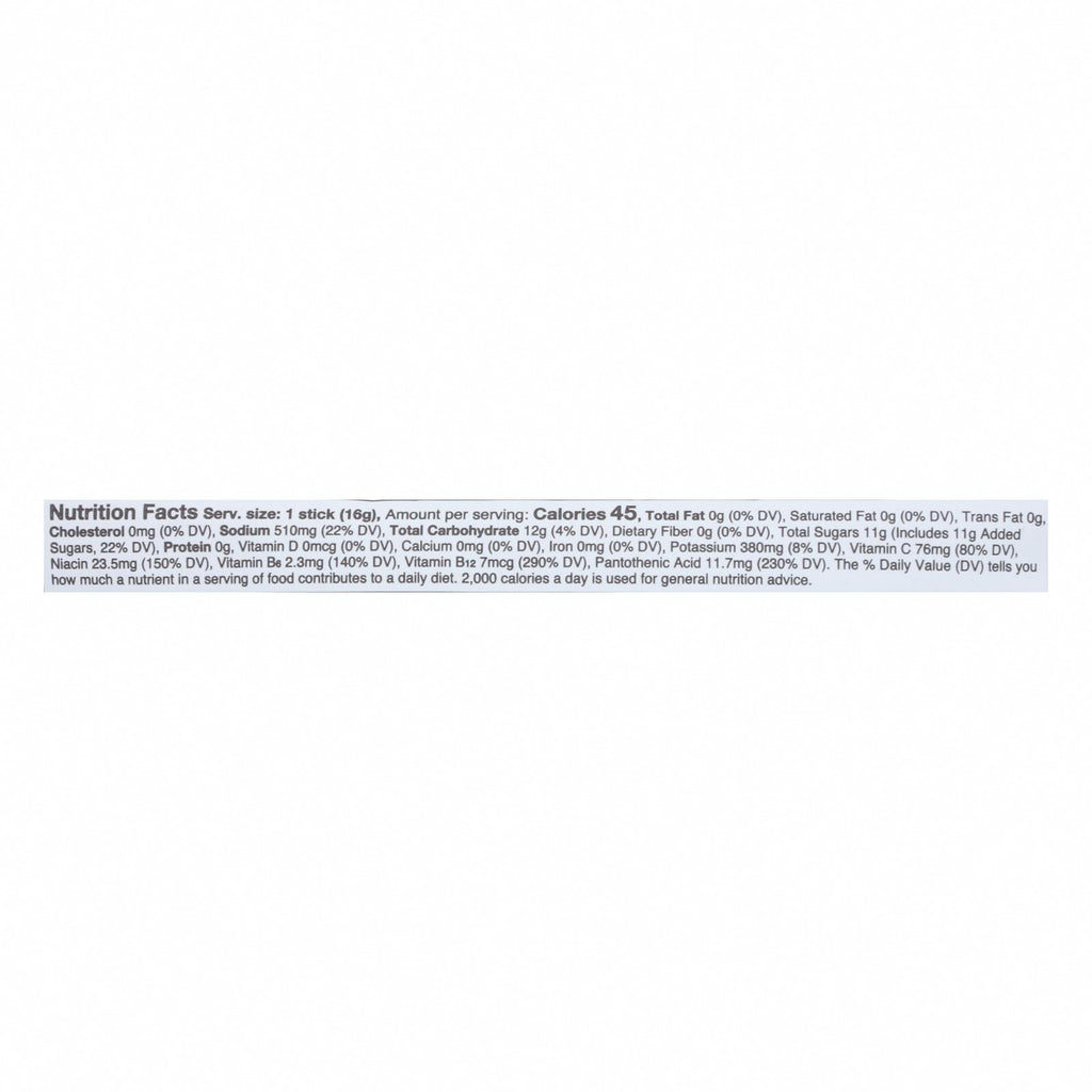 Liquid I.V. - Hydration Multiplier Passionfruit - Case of 8-.56 OZ - Nutrition Facts