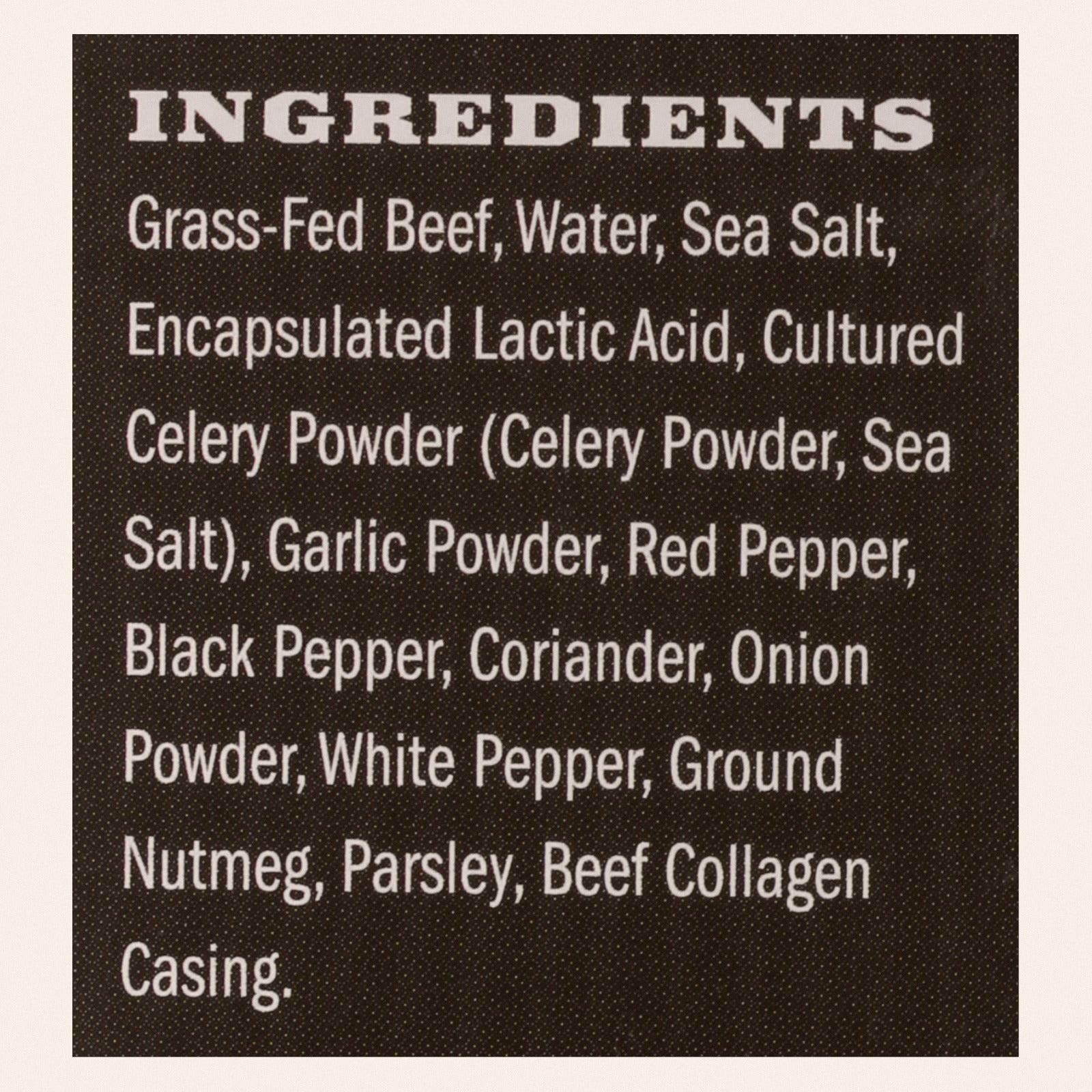 Country Archer - Jerky Beef Stick Original - Case of 18-1 OZ - Back
