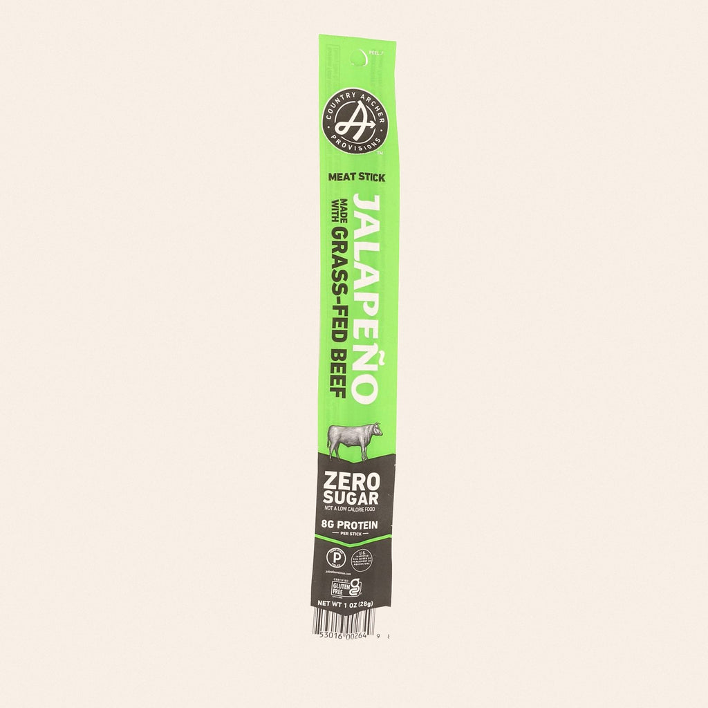 Country Archer - Jerky Beef Stick Jalapeno - Case of 18-1 OZ - Front