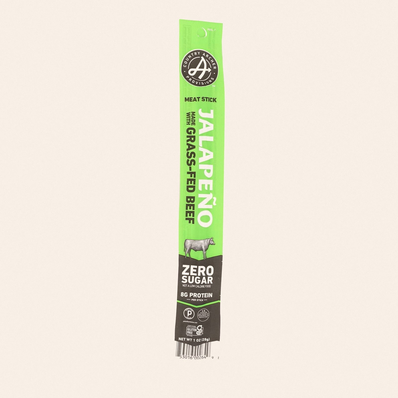 Country Archer - Jerky Beef Stick Jalapeno - Case of 18-1 OZ - Front