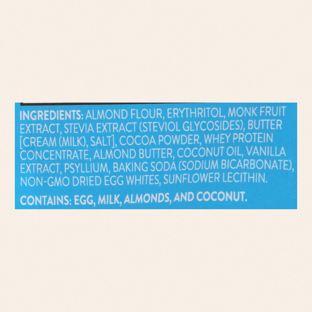 High Key - Cookie Brownie Keto - Case of 6-2 OZ - Back