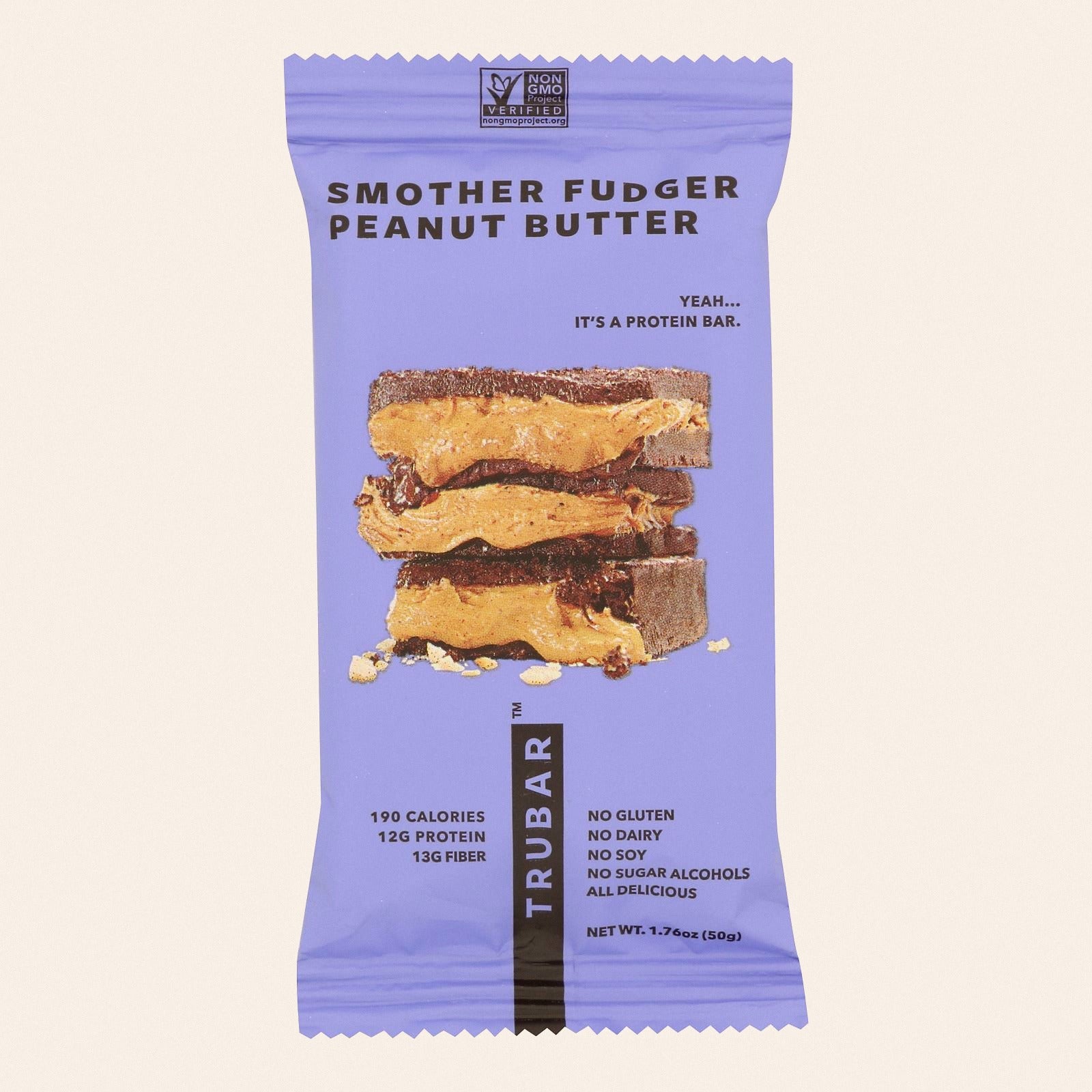 Trubar - Bar Fudge/peanut Butter - CS of 12-1.76 OZ - Front
