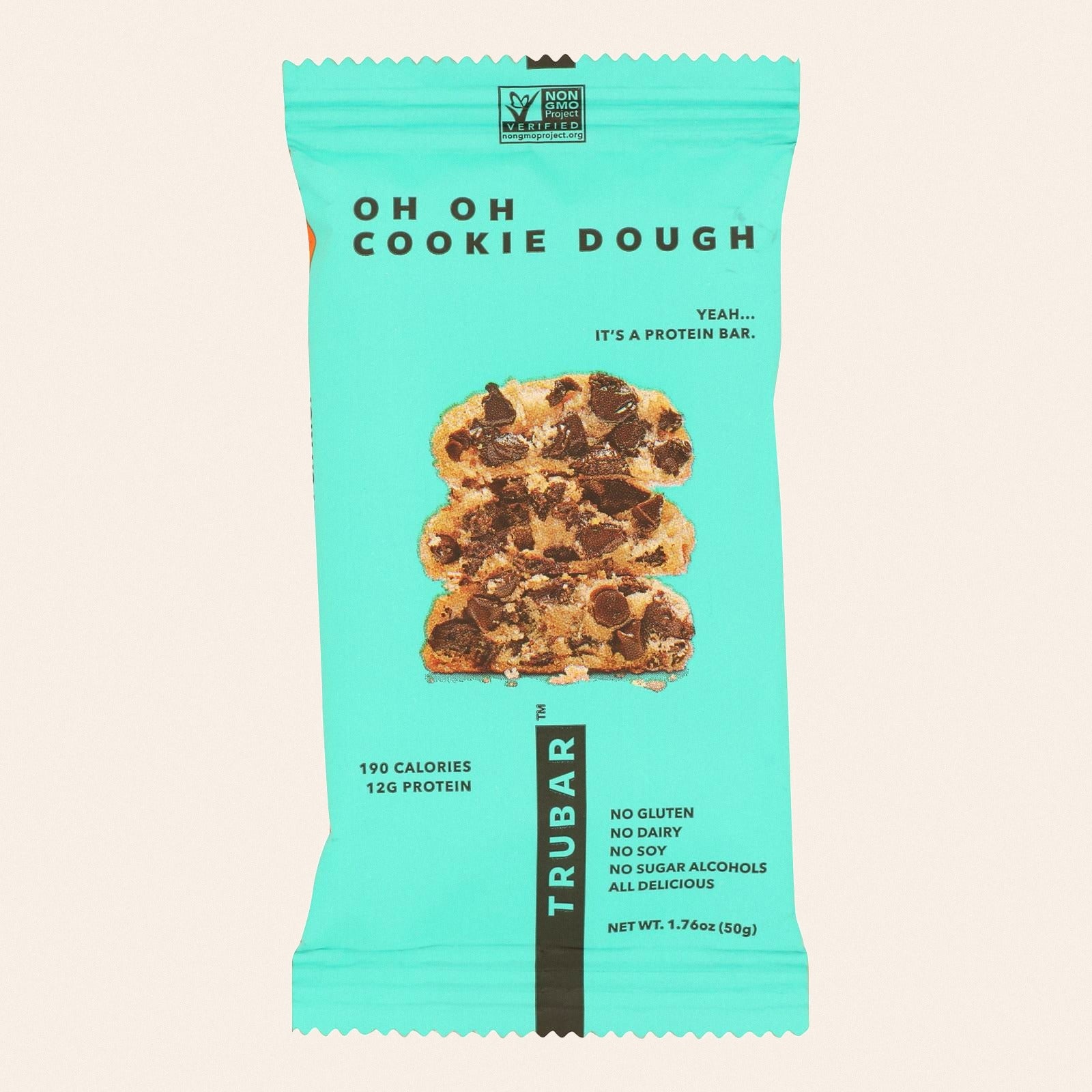 Trubar - Bar Cookie Dough - Case of 12-1.76 OZ - Front