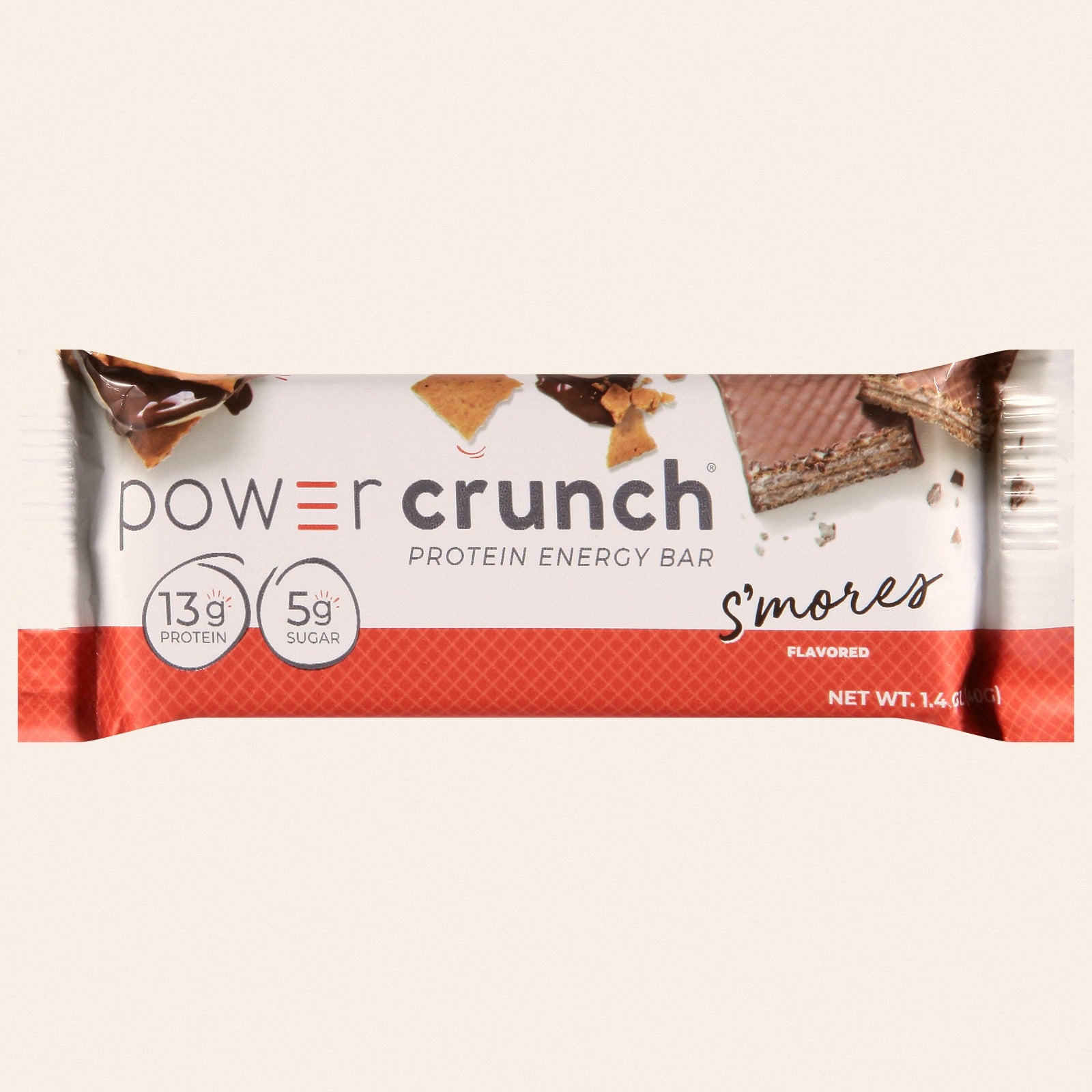 Power Crunch - Power Crunch Original S'mores - CS of 12-1.4 OZ - Front