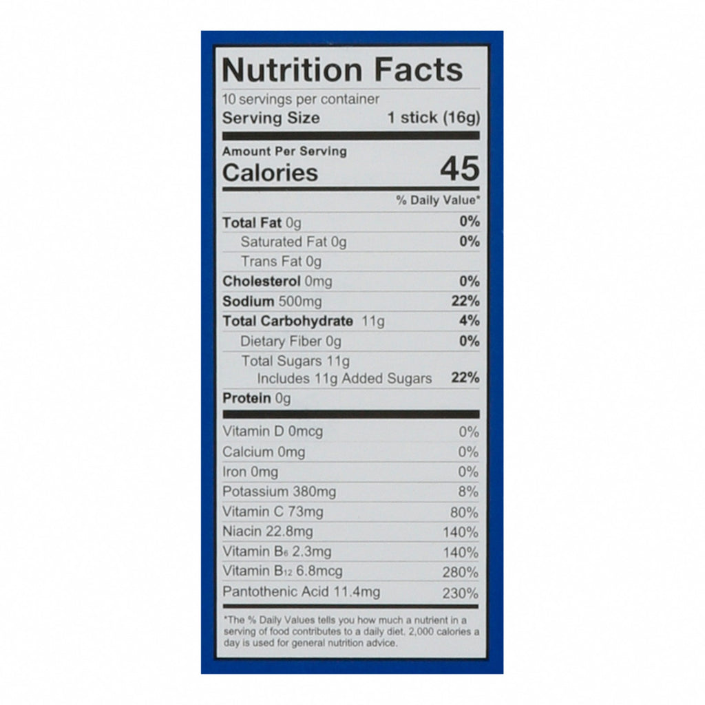 Liquid I.V. - Drink Mix Strawberry 10ct - 1 Each - 5.65 OZ - Nutrition Facts