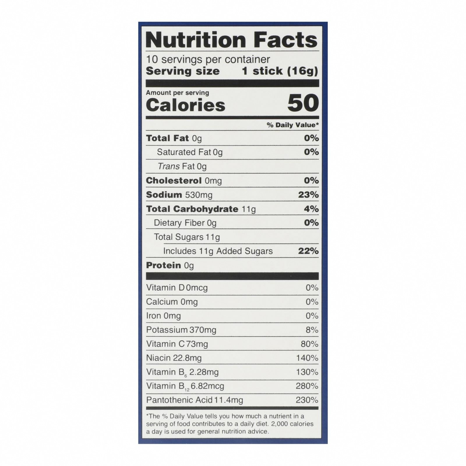Liquid I.V. - Drink Mix Watermelon 10ct - EA of 1-5.65 OZ - Nutrition Facts