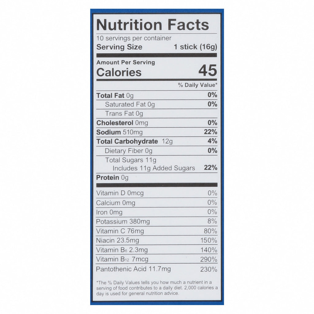 Liquid I.V. - Drink Mix Passionfruit 10ct - 1 Each - 5.65 OZ - Nutrition Facts
