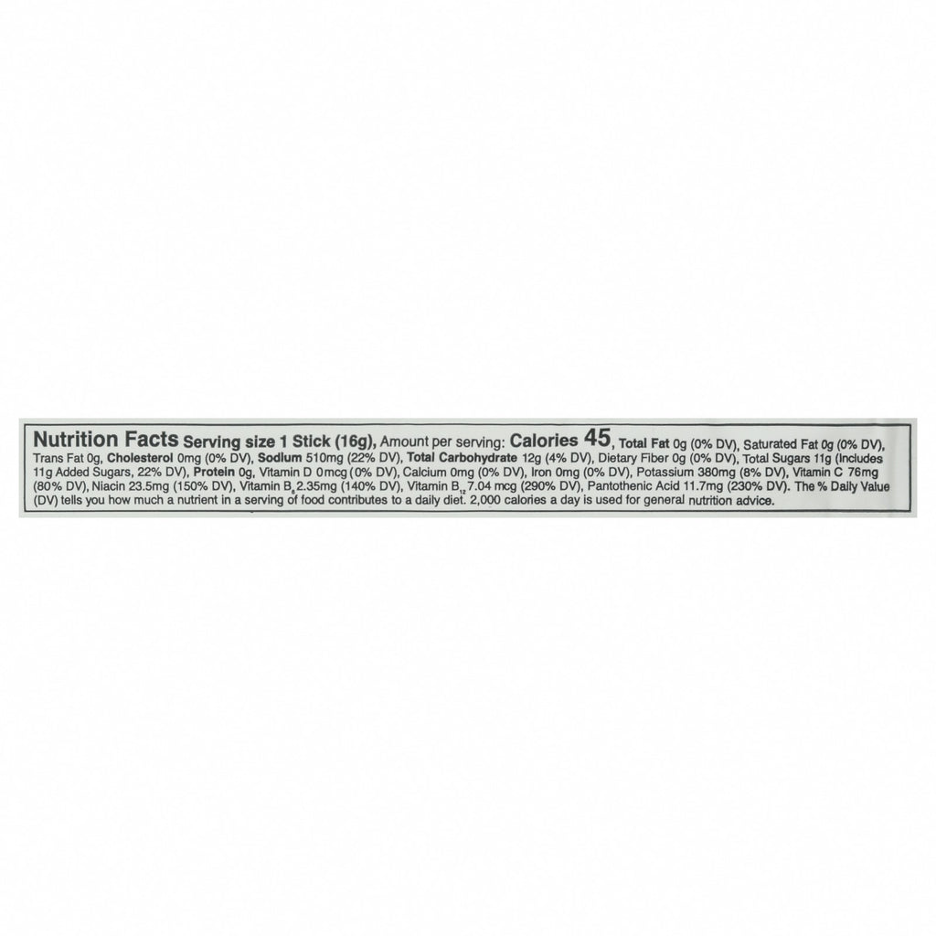 Liquid IV - Drink Mix Watermelon Single - Case of 8 - 0.56 oz - Nutrition Facts