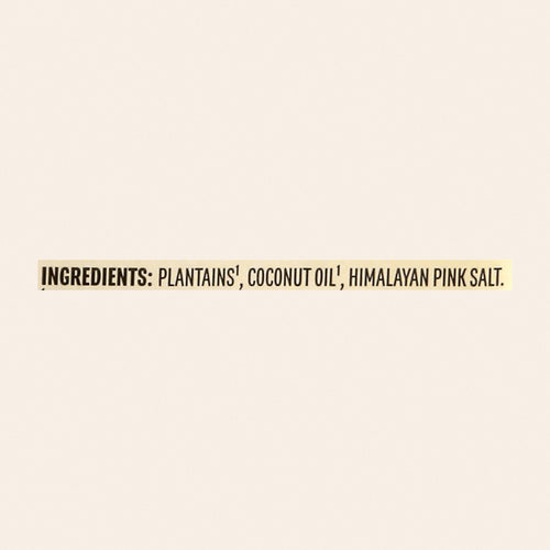 Barnana - Plantain Chips Himalayan Pink Salt - Case of 6-2 OZ - Back