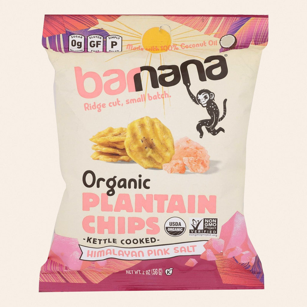 Barnana - Plantain Chips Himalayan Pink Salt - Case of 6-2 OZ - Front