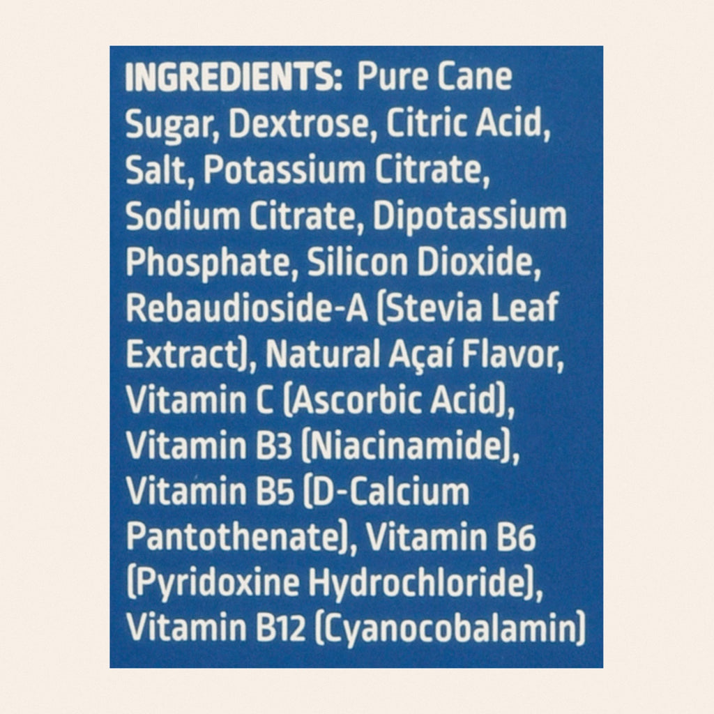 Liquid I.V. - Drink Mix Acai Berry 10 Count - 1 Each - 5.65 OZ - Back