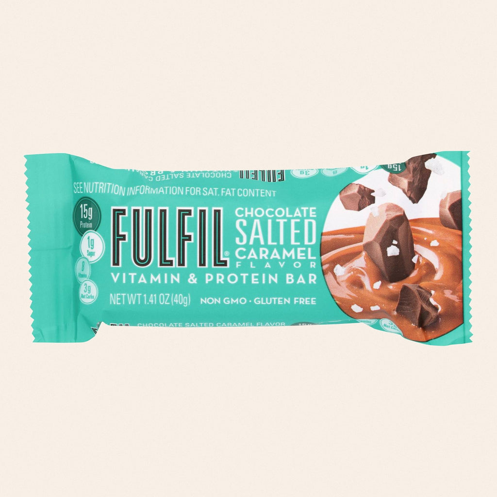 Fulfil - Protein Bar Chocolate Salted Caramel - Case of 12-1.41 OZ - Front