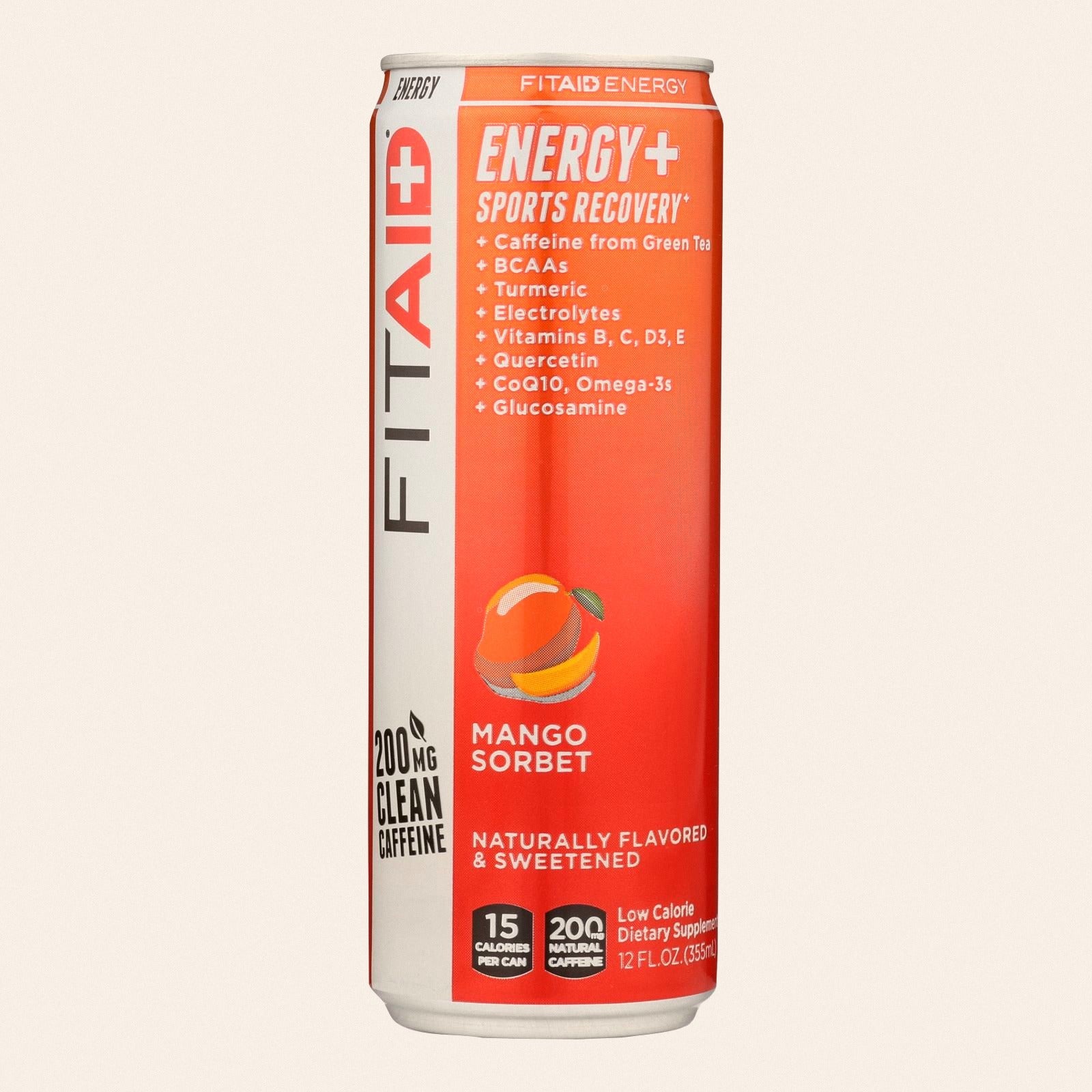 Lifeaid Beverage Company - Lifeaid Energy Mango Sorbet - Case of 12-12 FZ - Front