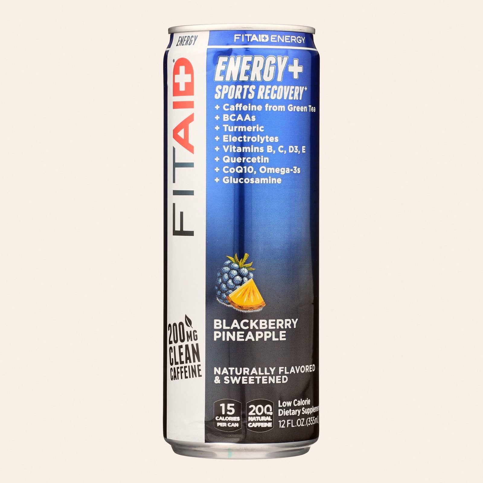 Lifeaid Beverage Company - Fitaid Energy Blackberry Pineapple - Case of 12-12 FZ - Front