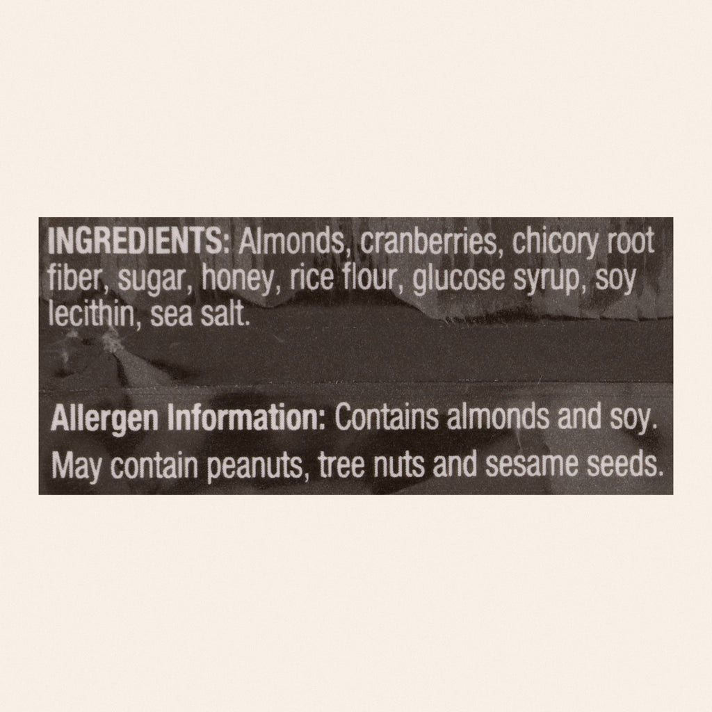 Kind - Bar Cranberry and Almond - Case of 12 - 1.4 ounces - Back