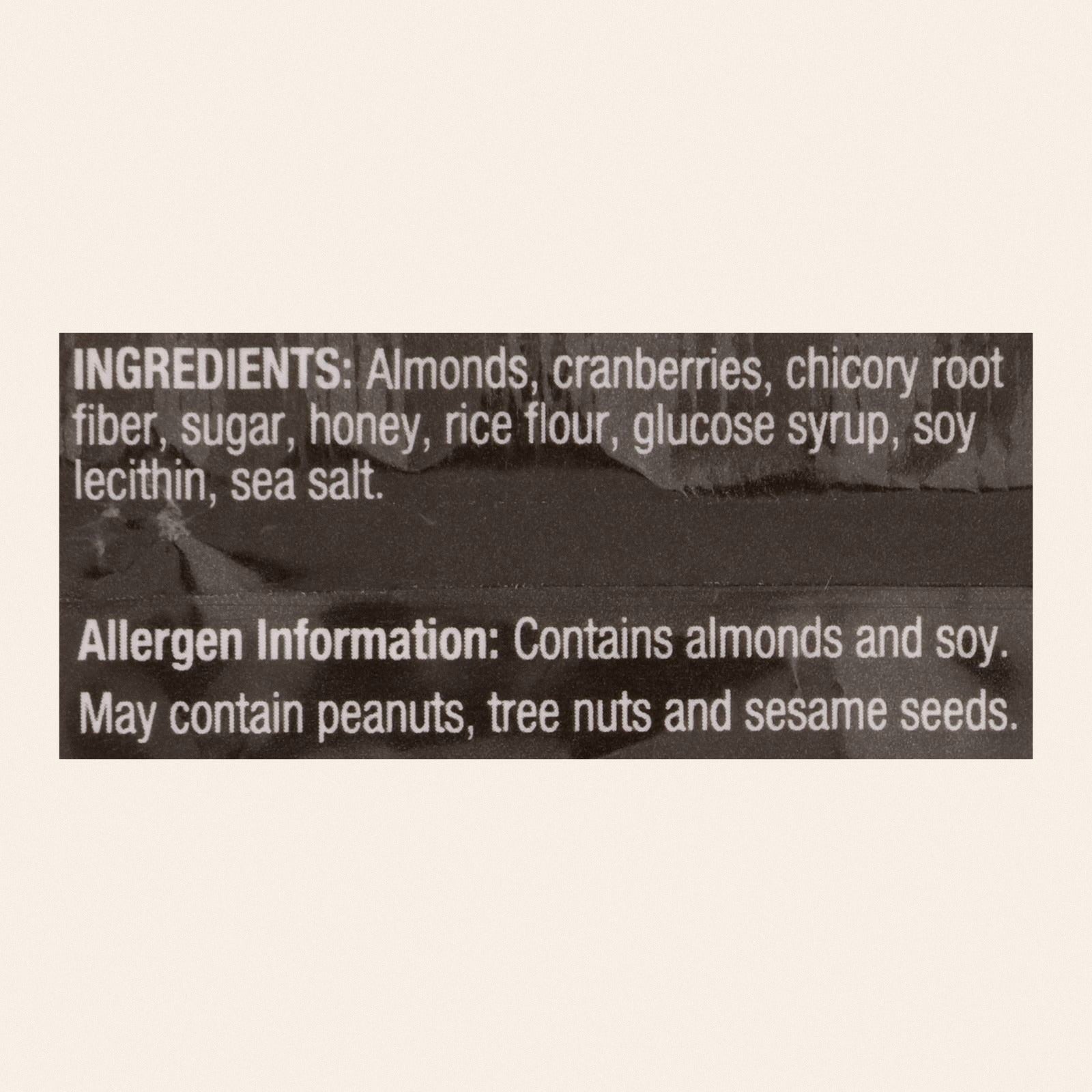 Kind - Bar Cranberry and Almond - Case of 12 - 1.4 ounces - Back
