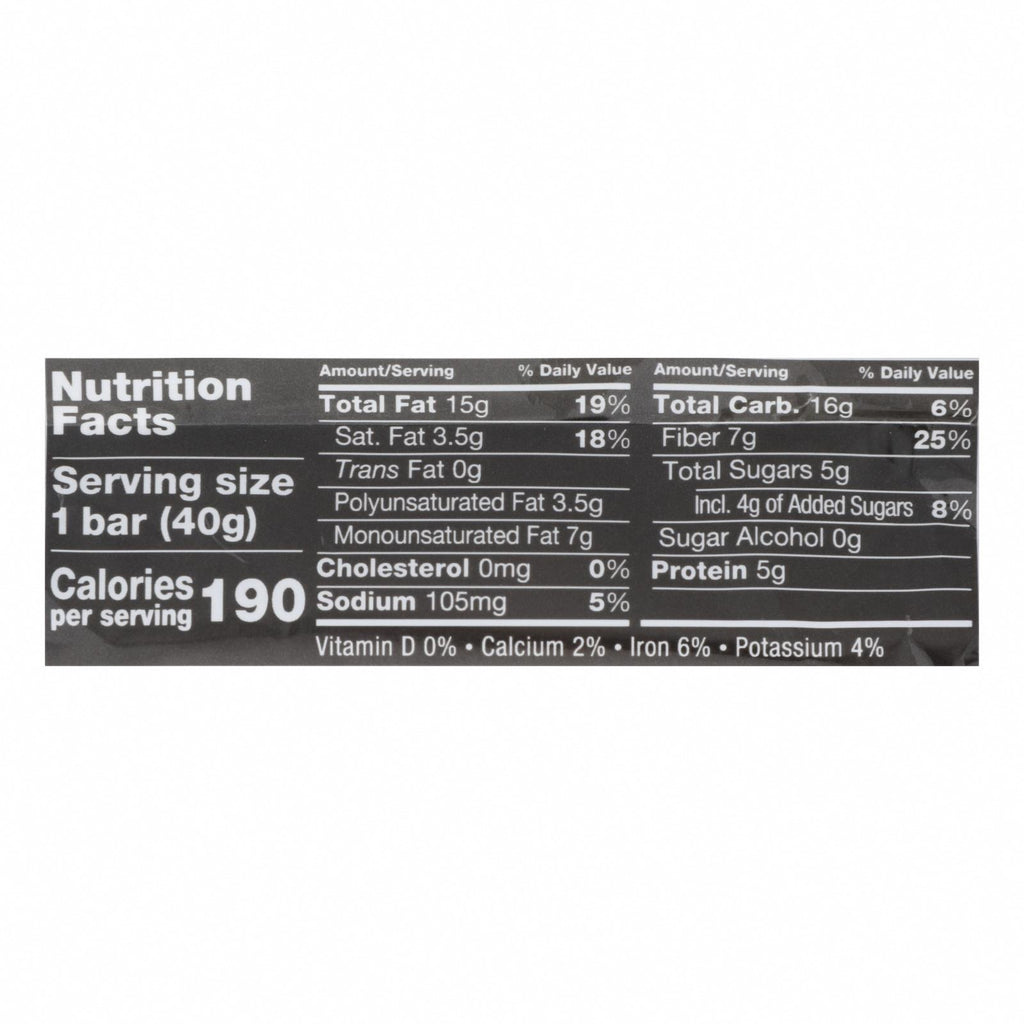Kind - Bar Salted Caramel Dark Chocolate Nut - Case of 12 - 1.4 Ounces - Nutrition Facts