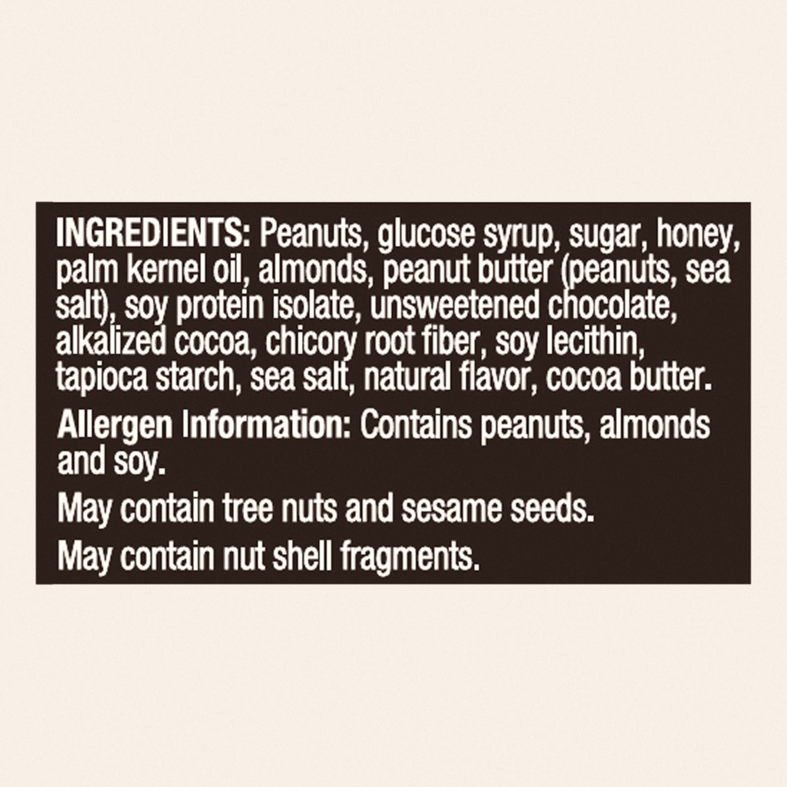 Kind - Bar Dark Chocolate Peanut Butter - CS of 12-1.4 OZ - Back