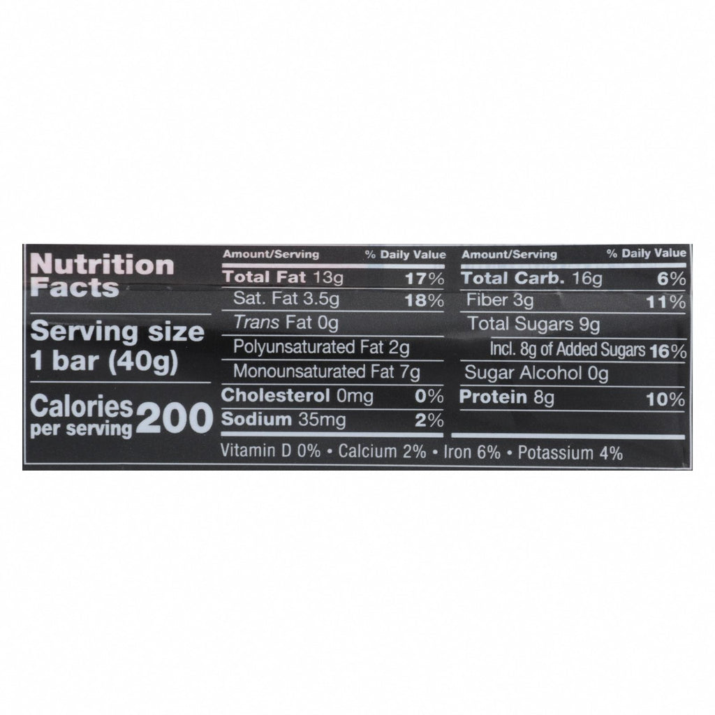 Kind - Bar Dark Chocolate Peanut Butter - CS of 12-1.4 OZ - Nutrition Facts