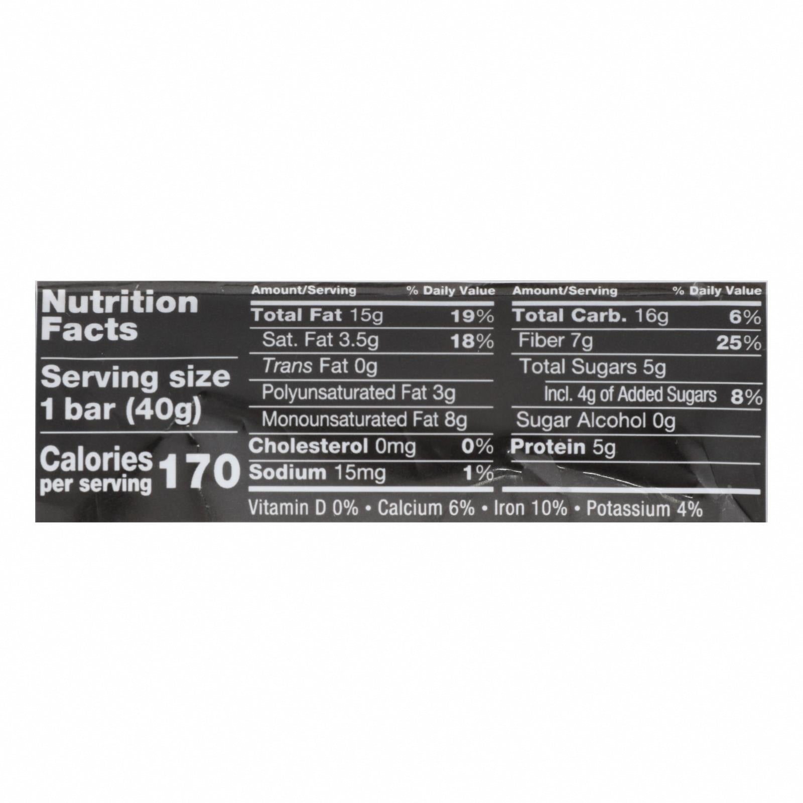 Kind - Bar Dark Chocolate Mocha Almond - CS of 12-1.4 OZ - Nutrition Facts