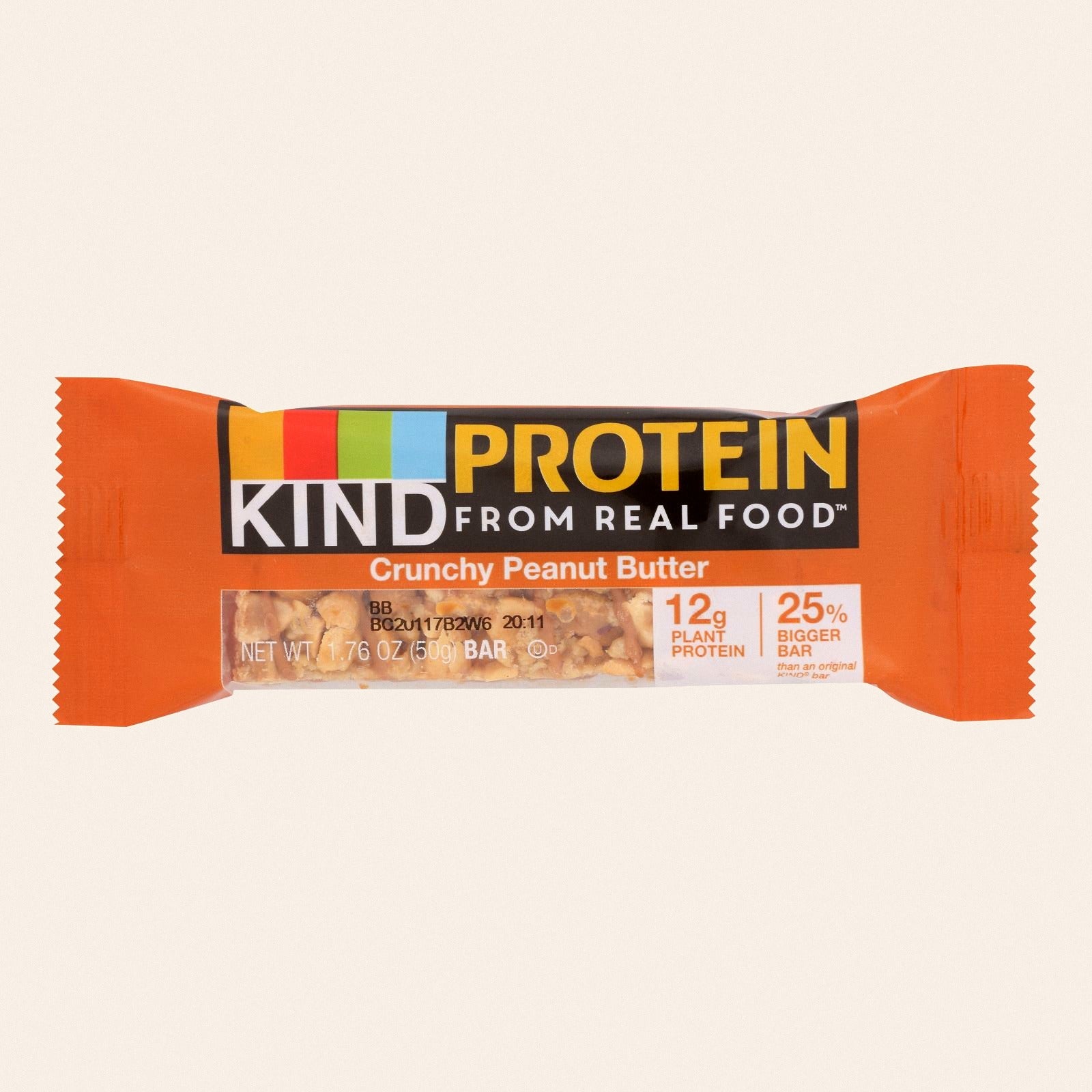 Kind - Bar Crunchy Peanut Butter - CS of 12-1.76 OZ - Front