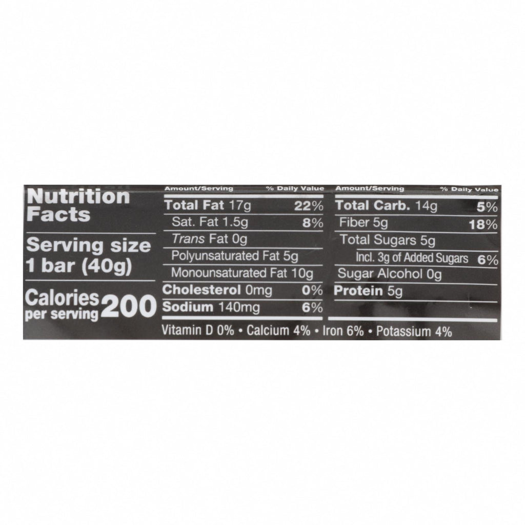 Kind - Bar Maple Glazed Pecan Sea Salt - CS of 12-1.4 OZ - Nutrition Facts