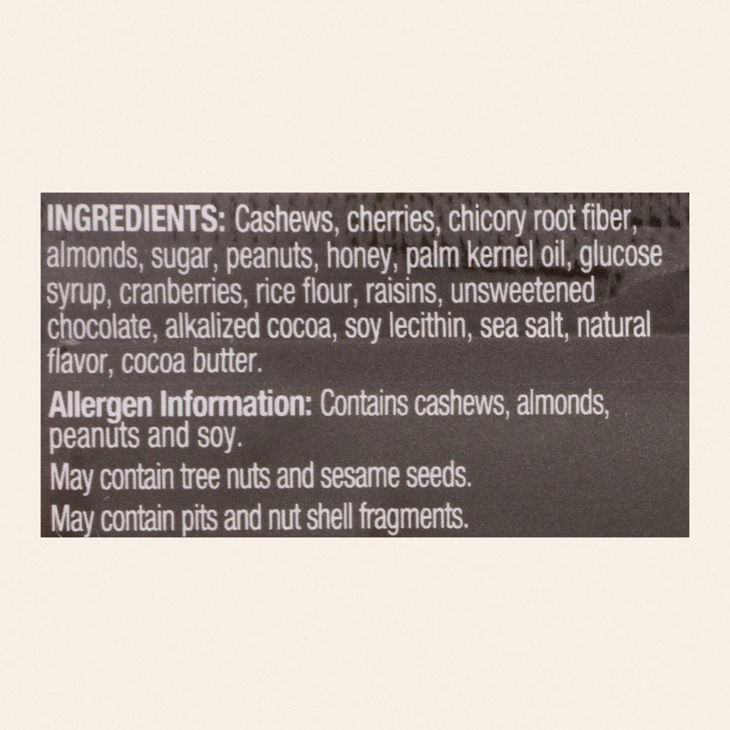 Kind - Bar Dark Chocolate Cherry Cashew - Case of 12 - 1.4 ounces - Back