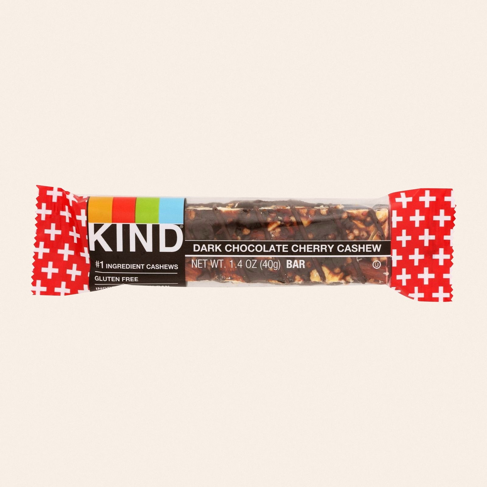 Kind - Bar Dark Chocolate Cherry Cashew - Case of 12 - 1.4 ounces - Front