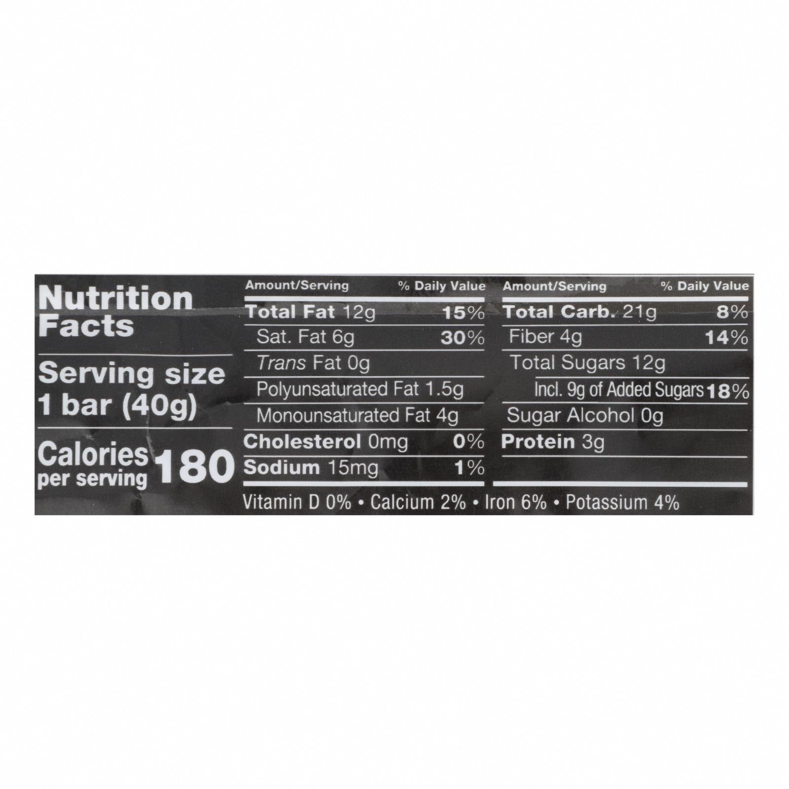 Kind - Bar Dark Chocolate Almond Coconut - Case of 12-1.4 OZ - Nutrition Facts