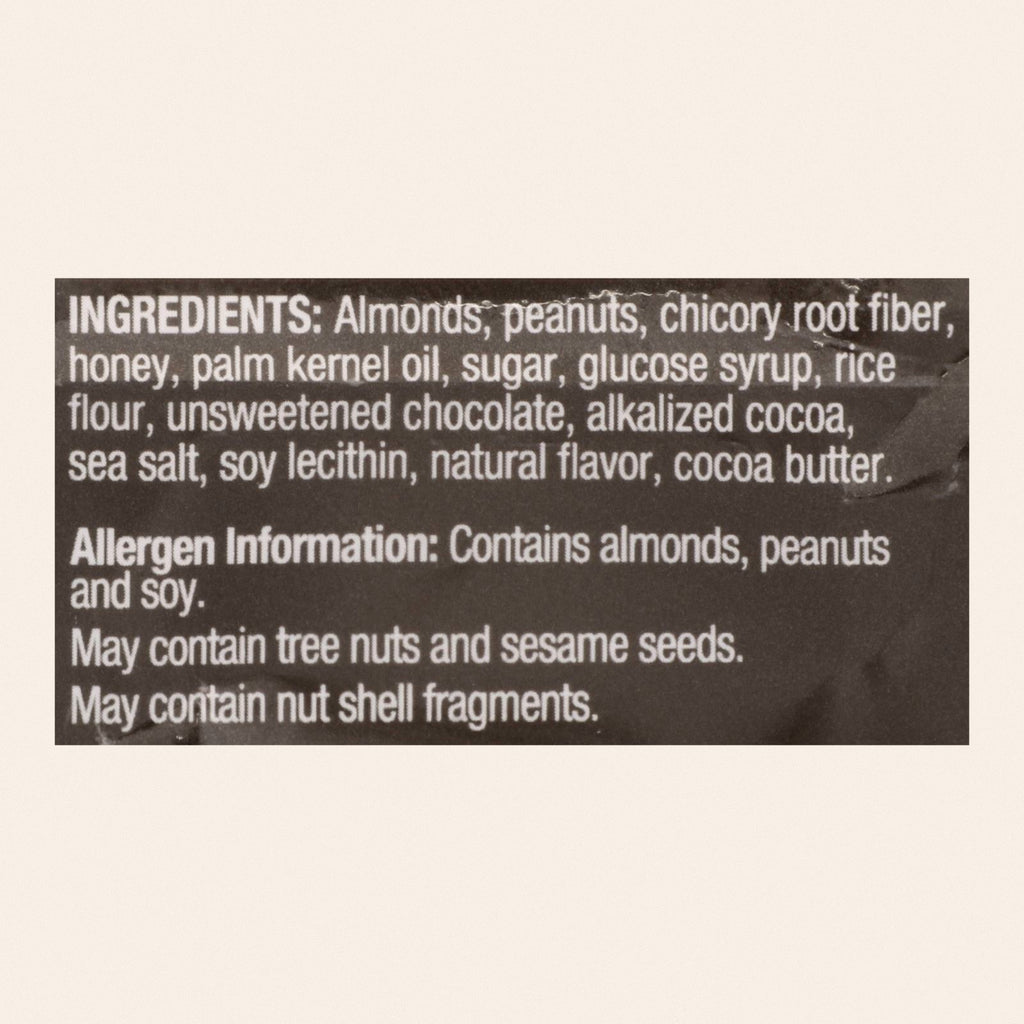 Kind - Bar Dark Chocolate Nuts Sea Salt - Case of 12 - 1.4 ounces - Back