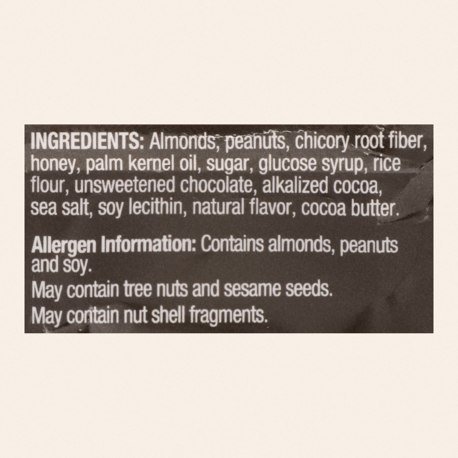 Kind - Bar Dark Chocolate Nuts Sea Salt - Case of 12 - 1.4 ounces - Back