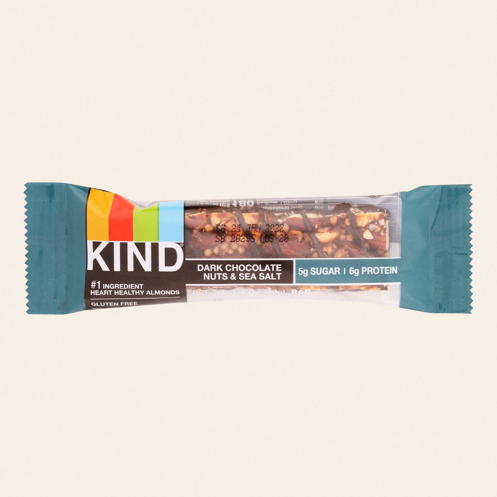 Kind - Bar Dark Chocolate Nuts Sea Salt - Case of 12 - 1.4 ounces - Front