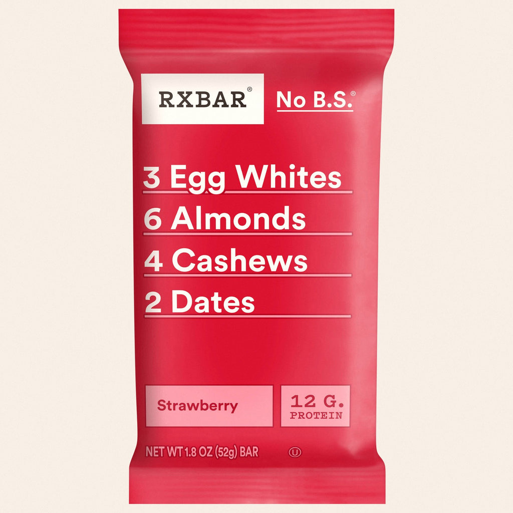 Rxbar - Protein Bar Strawberry - CS of 12-1.83 OZ - Front