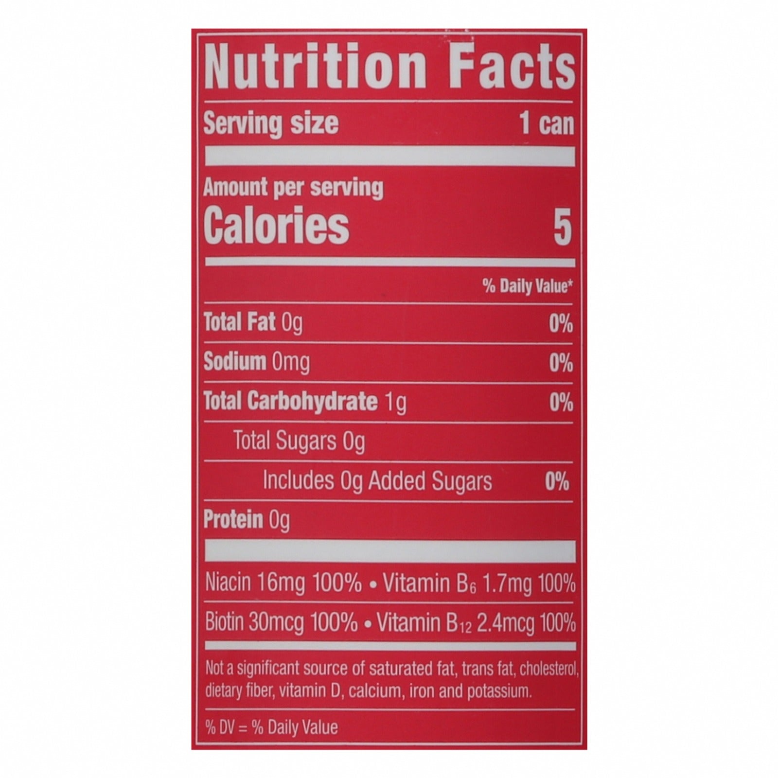 Gorgie - Spark Energy Watermelon Crush - CS of 12-12 FZ - Nutrition Facts