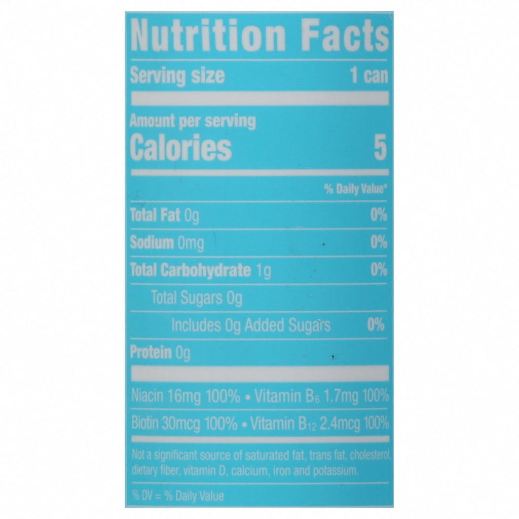 Gorgie - Spark Energy Paradise Punch - CS of 12-12 FZ - Nutrition Facts