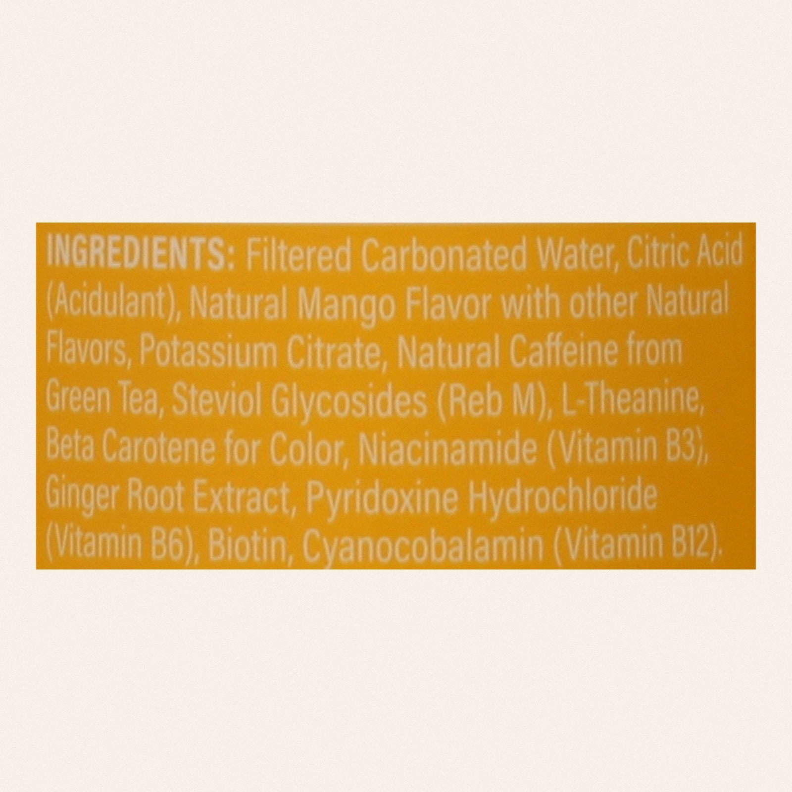 Gorgie - Spark Energy Mango Tango - CS of 12-12 FZ - Back