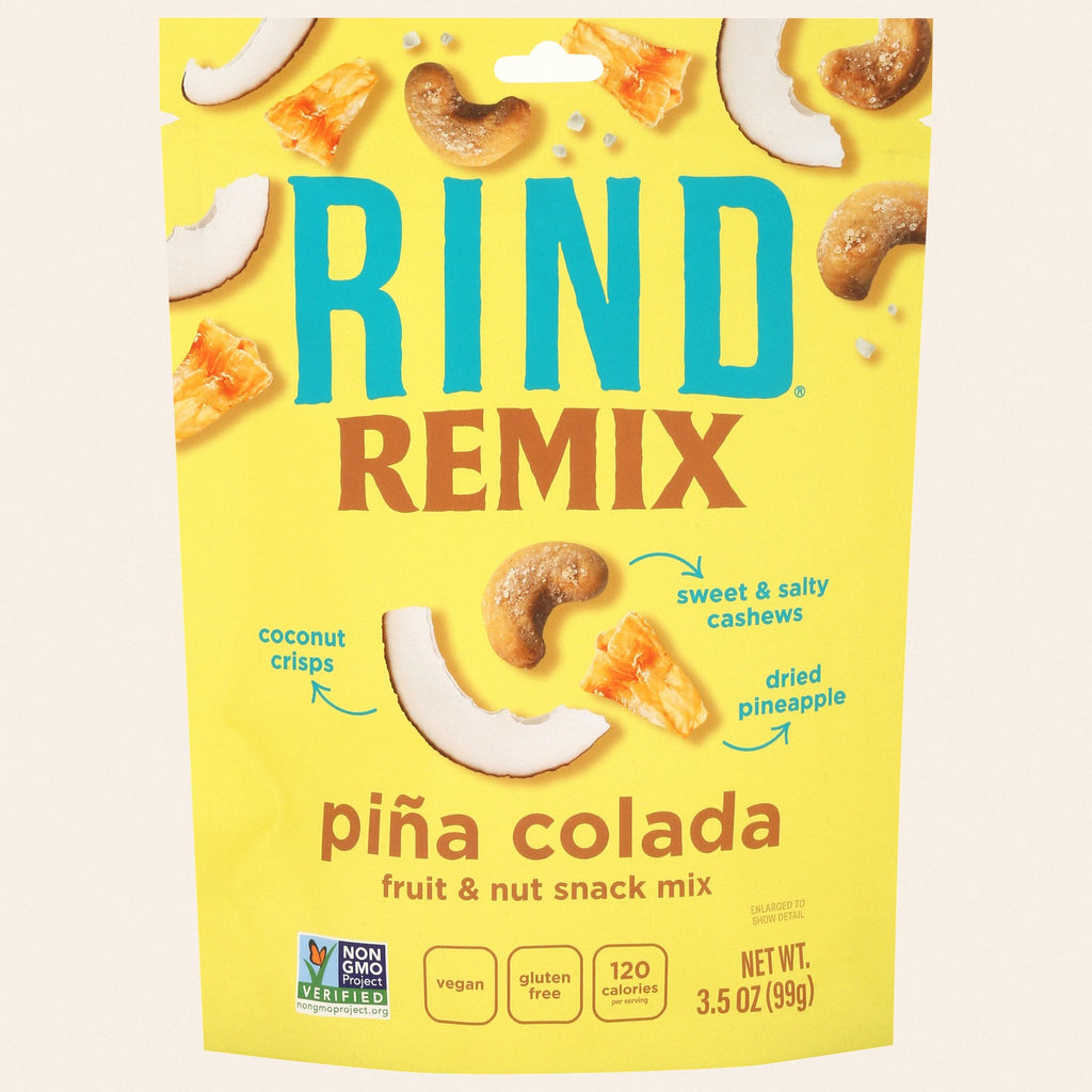 Rind Snacks - Snack Mix Pina Colada - Case of 6-3.5 OZ - Front