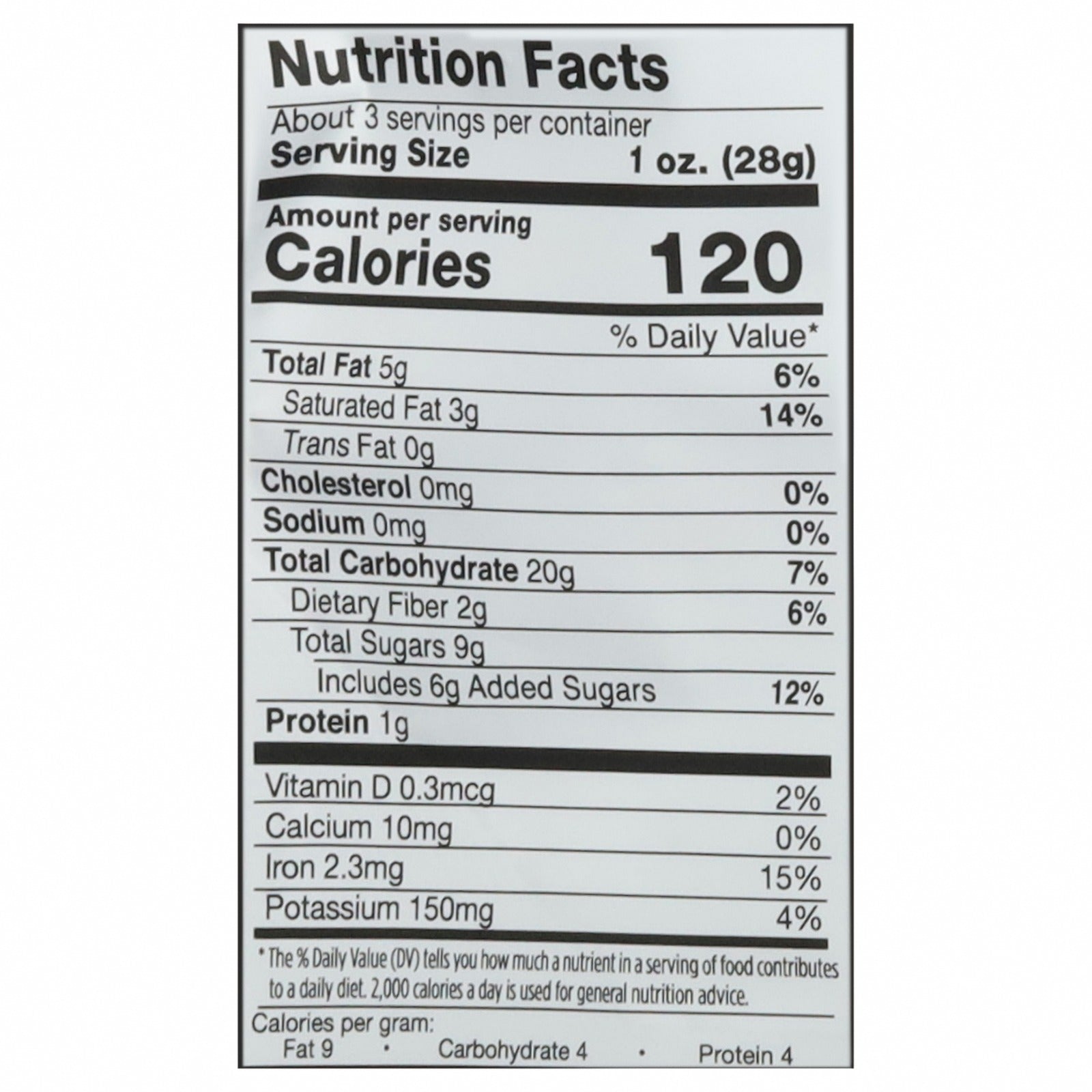 Undercover Chocolate - Mini Crisps Dark Chocolate Cherry - CS of 12-3 OZ - Nutrition Facts