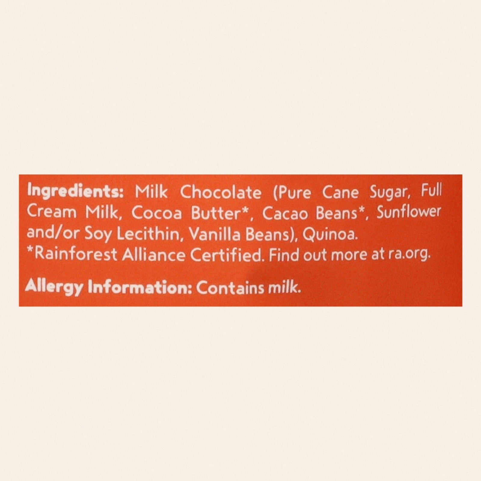 Undercover Chocolate - Mini Crisps Milk Chocolate - CS of 12-3 OZ - Back