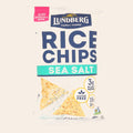 Lundberg Family Farms - Rice Chips Organic Sea Salt - Case of 6-5.5 OZ - Front