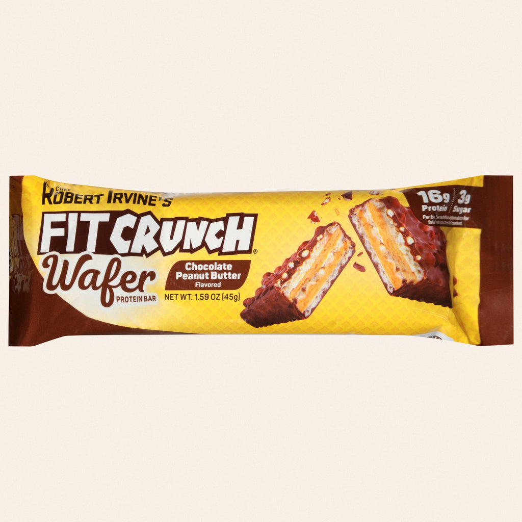 Fit Crunch - Bar Wafer Chocolate Peanut Butter - CS of 9-1.59 OZ - Front