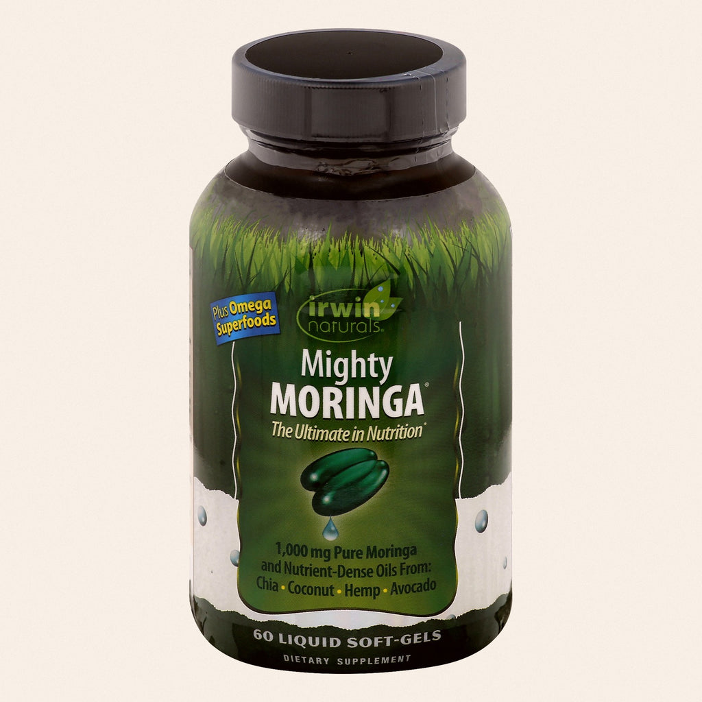 Irwin Naturals - Mighty Moringa - EA of 1-60 SGEL - Front