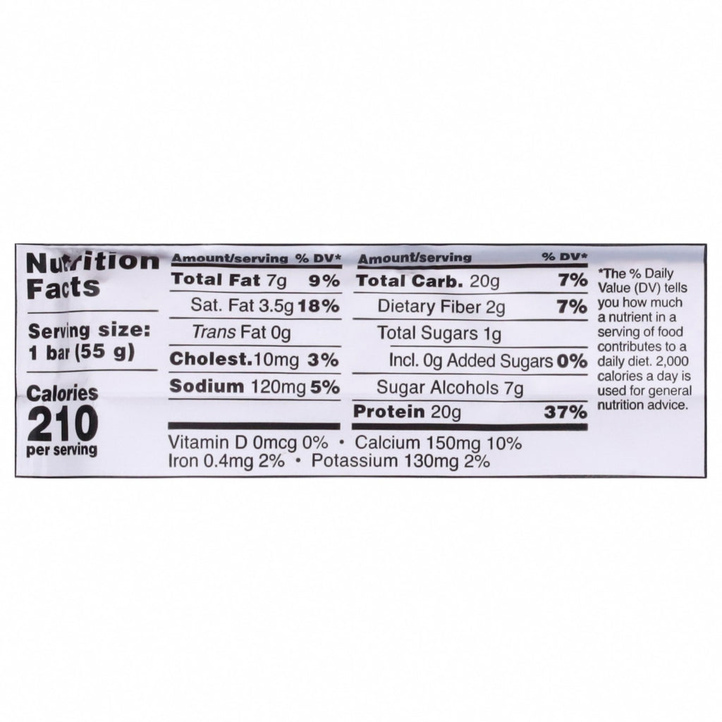 Barebells - Bar Protein Birthday Cake - CS of 12-1.94 OZ - Nutrition Facts